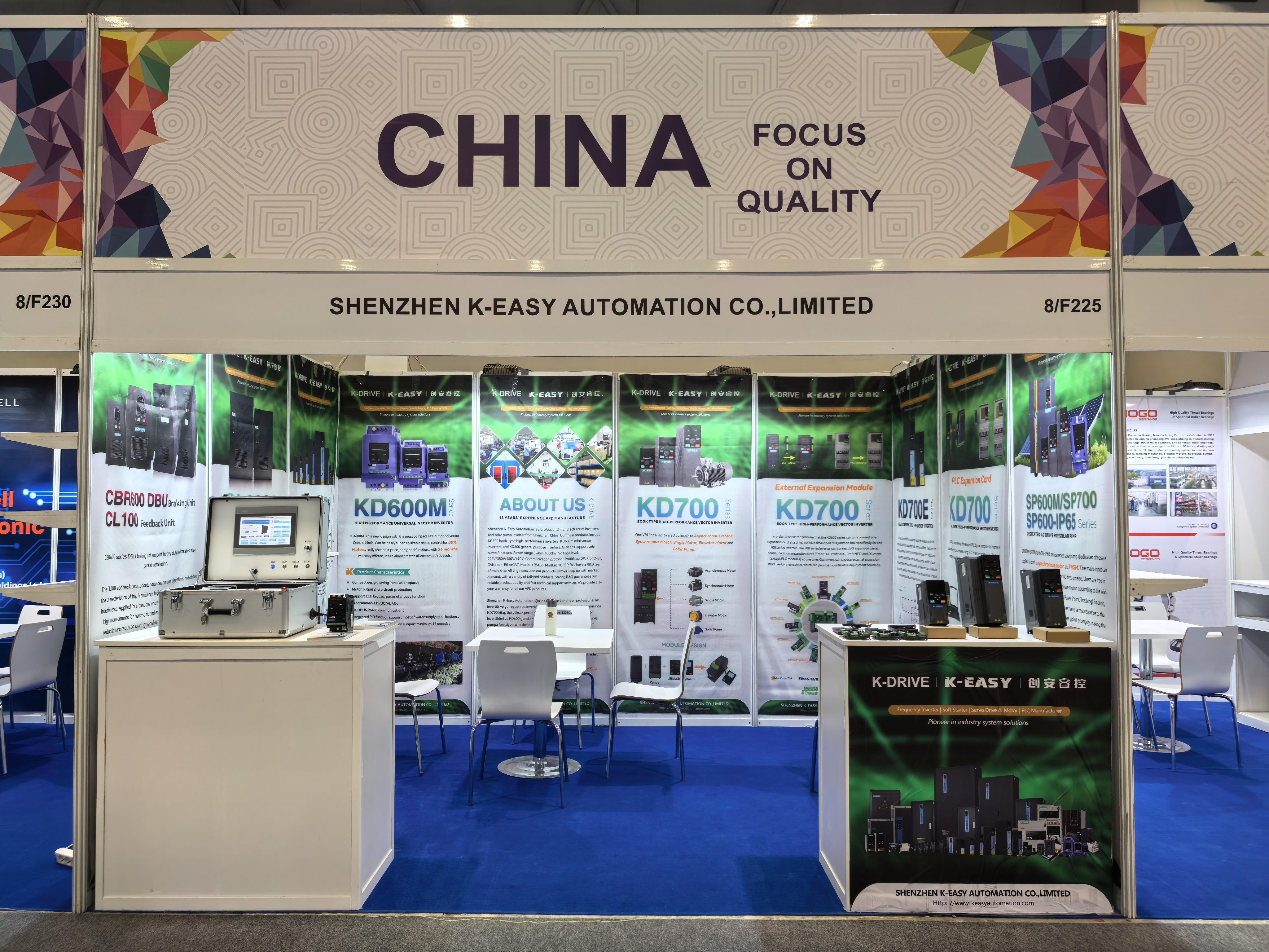 K-EASY achieved fruitful results at the WIN EURASIA Industrial Exhibition